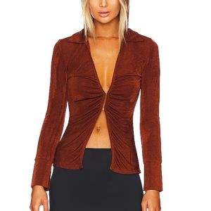 MORE TO COME Ruched Top